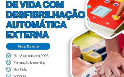 CURSO DE SUPORTE BÁSICO DE VIDA COM DAE – RIO TINTO – 9 a 18 out 2025