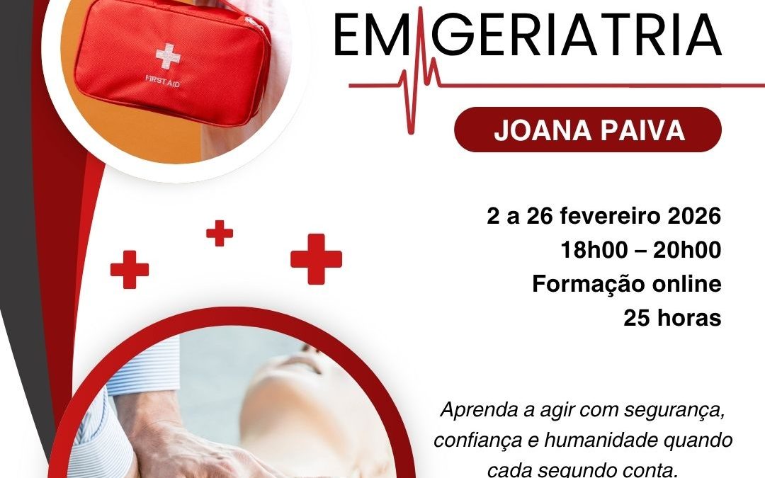 PRIMEIROS SOCORROS EM GERIATRIA – 2 a 26 fev 2026