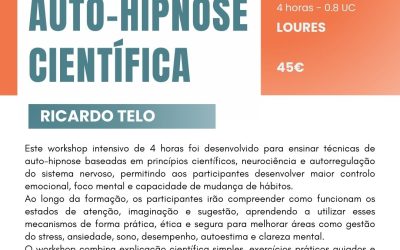 WORKSHOP DE AUTO-HIPNOSE CIENTÍFICA – 7 de mar 2026 – LOURES