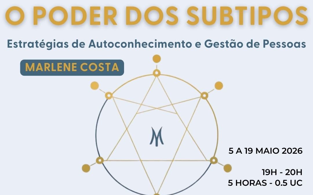 ENEAGRAMA – O PODER DOS SUBTIPOS – 5 a 19 de maio 2026