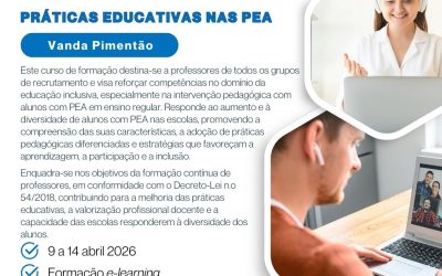COMPREENDER, INCLUIR E INTERVIR: PRÁTICAS EDUCATIVAS NAS PEA – 9 a 14 abr 2026