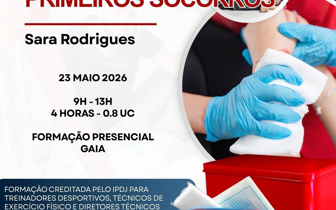 NOÇÕES BÁSICAS DE PRIMEIROS SOCORROS – 23 maio 2026 – GAIA