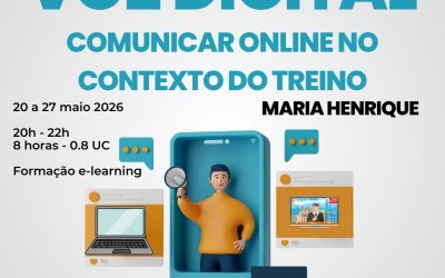 VOZ DIGITAL: COMUNICAR ONLINE NO CONTEXTO DO TREINO – 20 e 27 maio 2026
