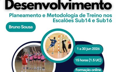 ANDEBOL EM DESENVOLVIMENTO – 1 a 30 jun 2026