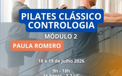 PILATES CLÁSSICO CONTROLOGIA MÓDULO 2 – 18 e 19 jul 2026
