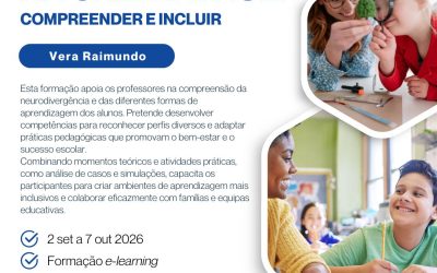 NEURODIVERGÊNCIA NA SALA DE AULA – COMPREENDER E INCLUIR – 2 set a 7 out 2026