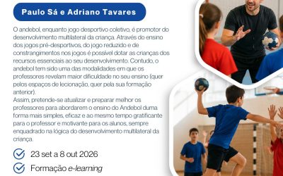 ENSINO DO ANDEBOL NA ESCOLA – 23 set a 8 out 2026