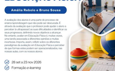 A AVALIAÇÃO EM EDUCAÇÃO FÍSICA – 28 set a 23 nov 2026