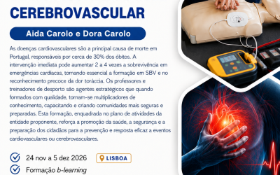 PREVENÇÃO E PRIMEIRO SOCORRO EM EMERGÊNCIAS DE ORIGEM CARDÍACA E CEREBROVASCULAR – 24 nov a 5 dez 2026