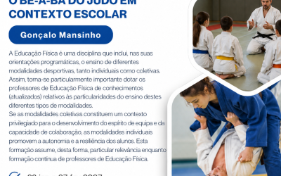 JUDO – OS PRIMEIROS PASSOS – 23 jan a 27 fev 2027 – LISBOA