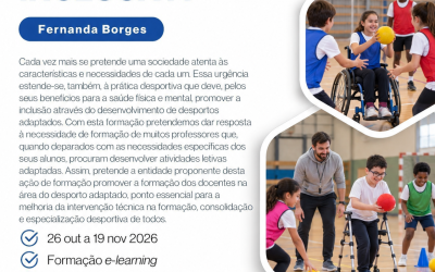 EDUCAÇÃO FÍSICA INCLUSIVA – 26 out a 19 nov 2026